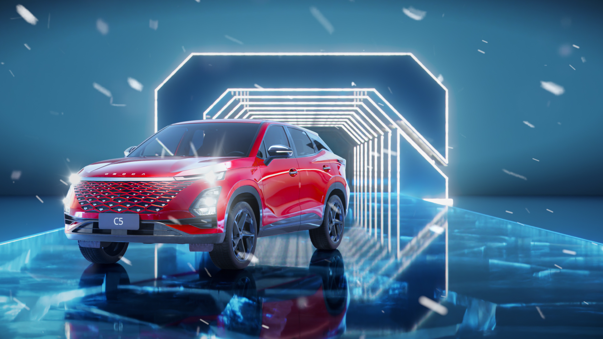 ВИСТ-Авто — OMODA C5 Trendy Red в новогоднем шоу «VK под шубой 2»